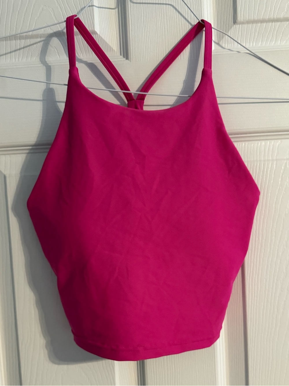 Old Navy Active PowerSoft Longline Sports Bra Tank Top Pink Size Small